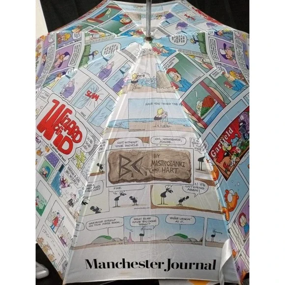 Vintage Manchester Journal Newspaper Umbrella COMIC STRIP Garfield, B.C. Foxtrot